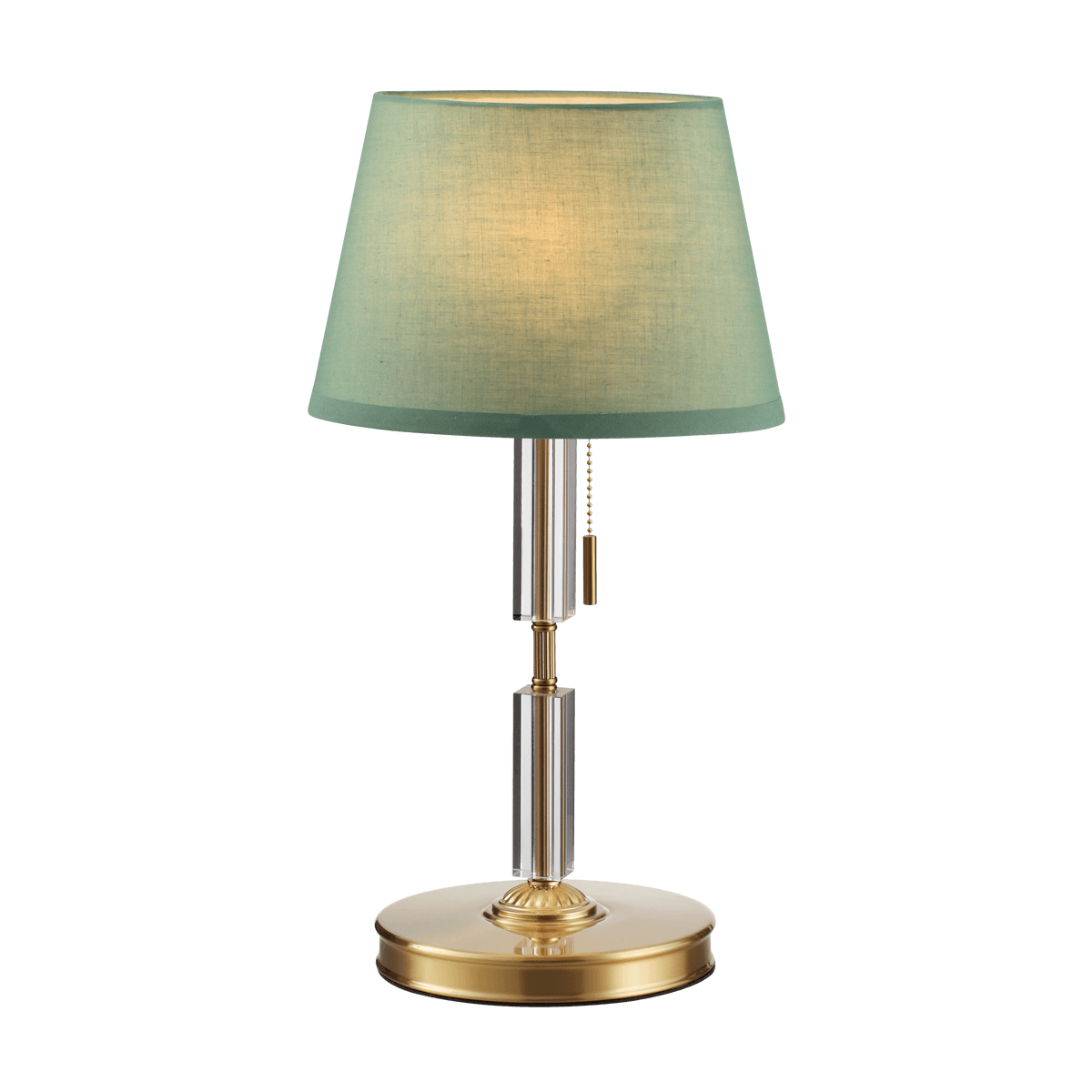 Odeon Light 4887/1T MODERN ODL_EX22 53 бронзовый/зеленый/абажур ткань Настольная лампа E27 1*60W LONDON — миниатюра 2