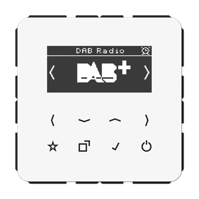 JUNG Цифровое радио DAB +, белый DABCDWW
