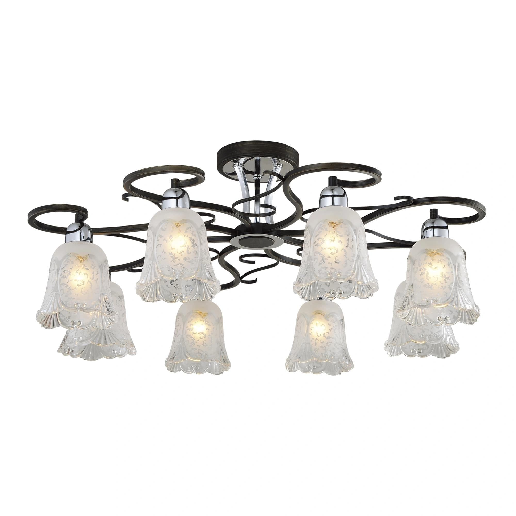 Citilux CL151181 Оливия Венге+Хром Светильник Люстра — миниатюра 1