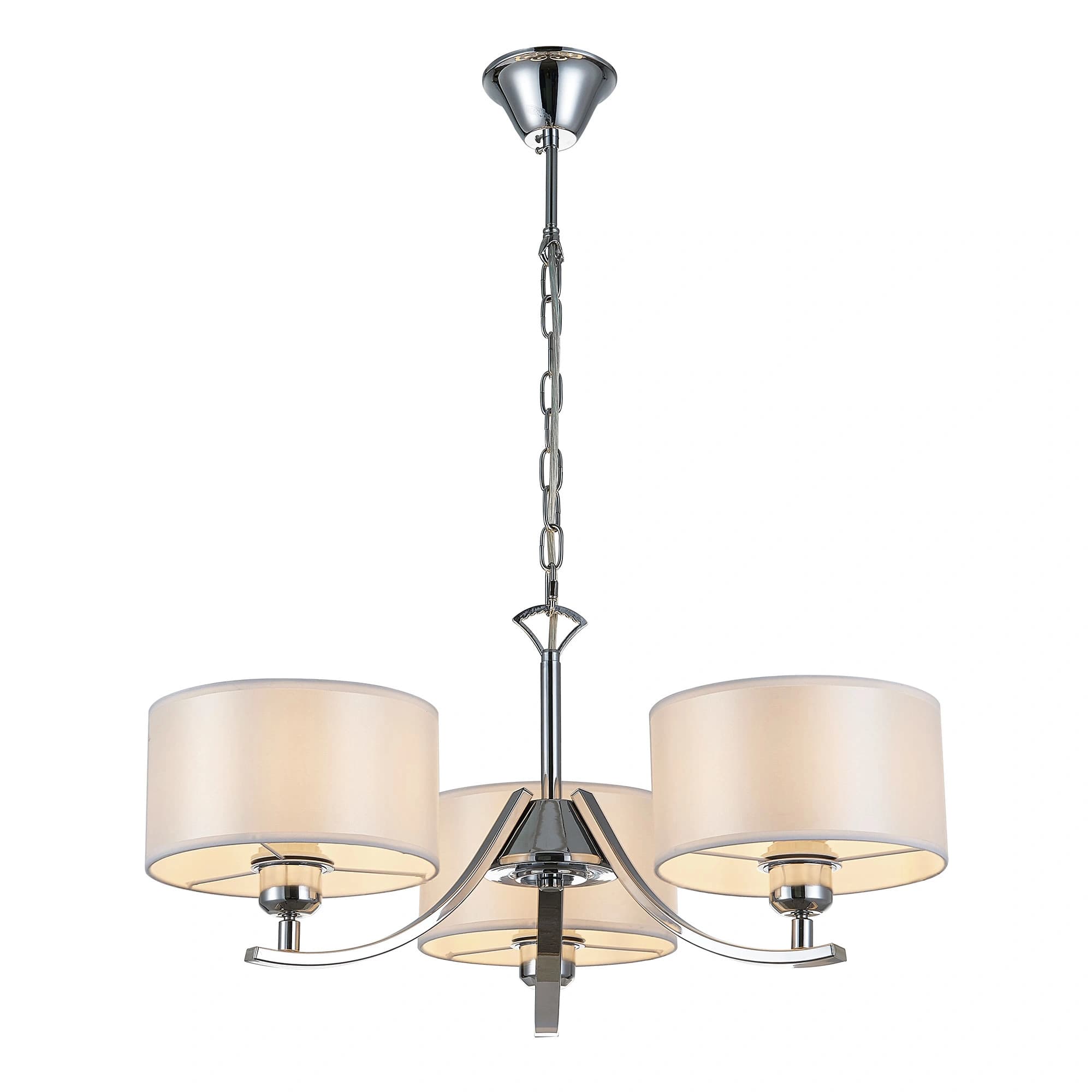 Citilux CL466130 Эвита Хром+Белый Люстра