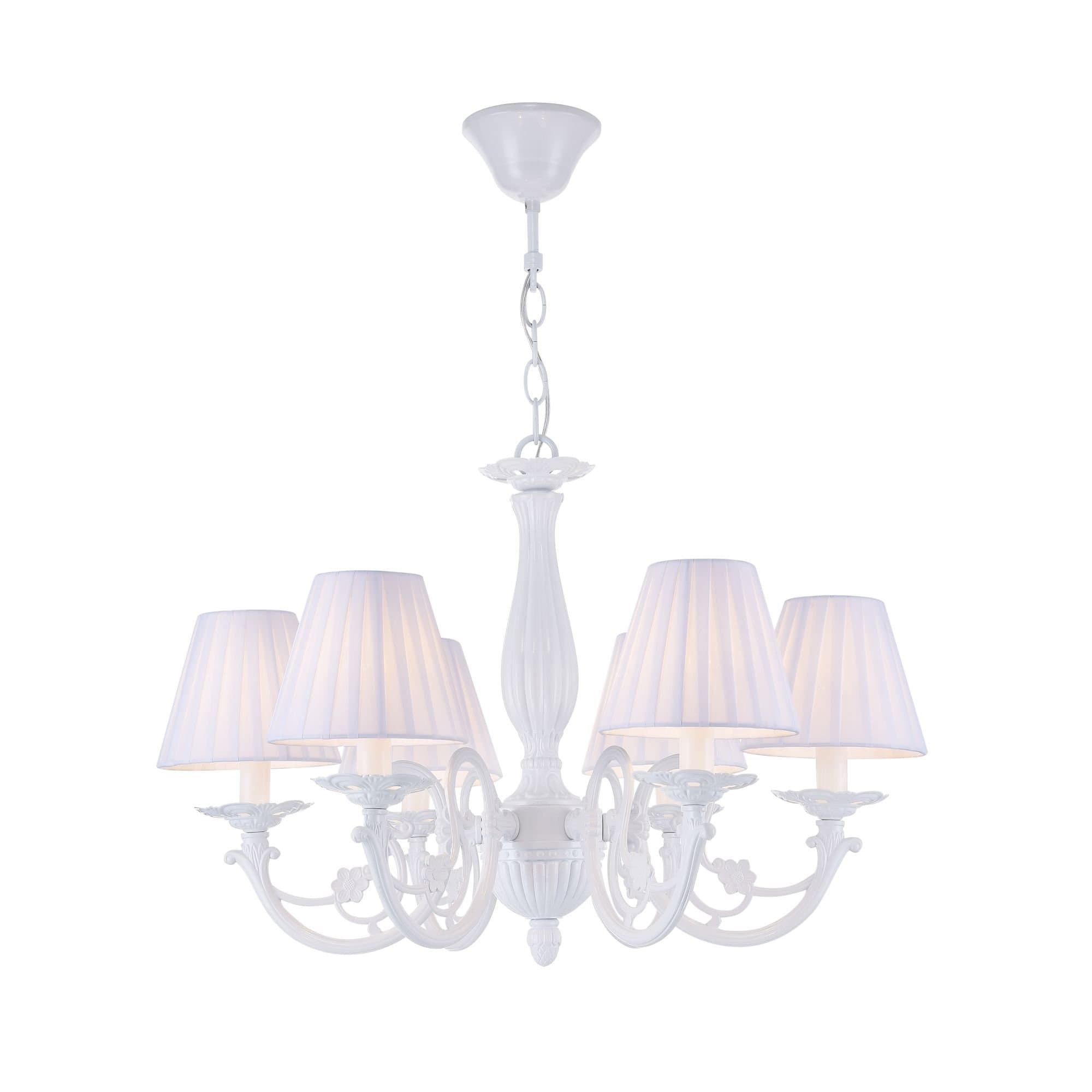 Freya Classic Jasmine Белый Люстра E14 40W FR2686PL-06W — миниатюра 2
