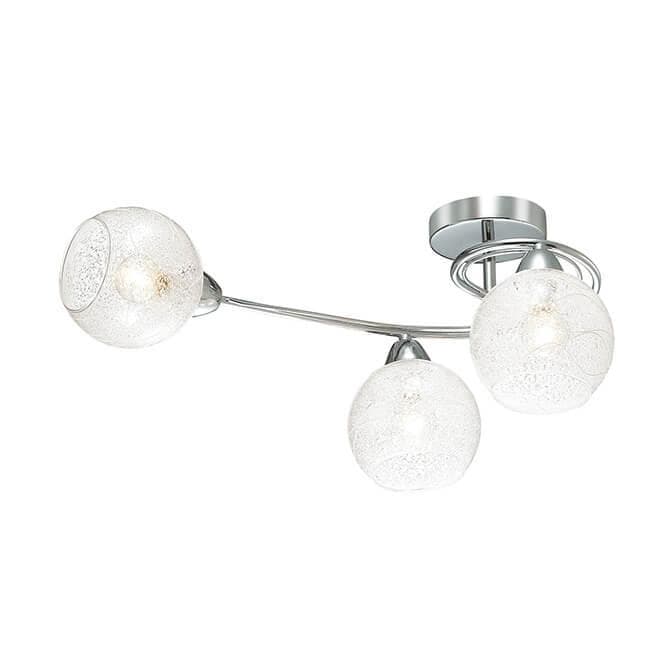 Lumion 3063/3C LN16 188 хром/стекло Люстра потолочная E14 3*60W 220V NINETTE — миниатюра 1
