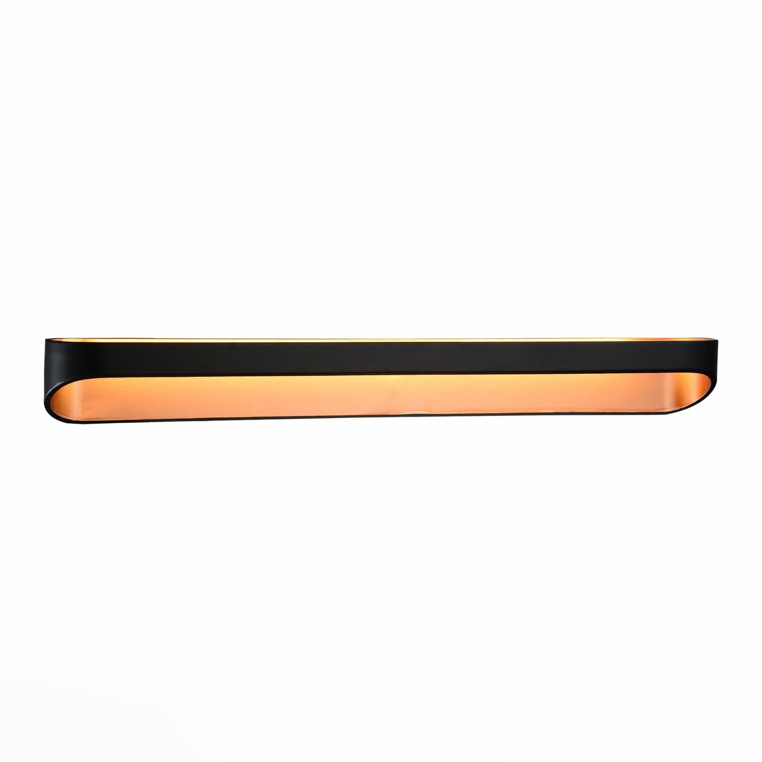 ST LUCE SL582.411.01 Светильник настенный Черный, Золото/Черный, Золото LED 1*18W — миниатюра 1