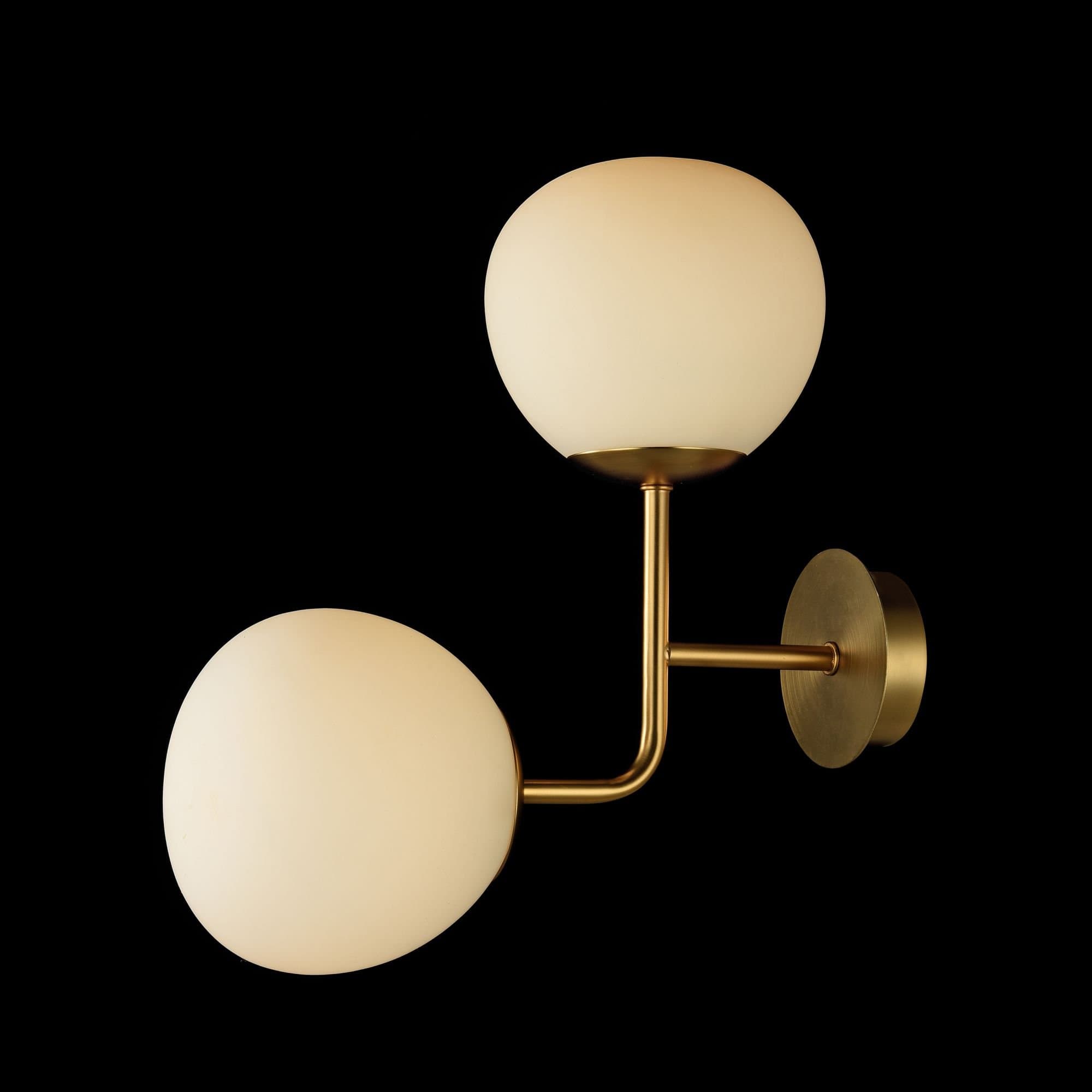 Maytoni Modern Erich Золото Бра 2xE14 40W MOD221-WL-02-G — миниатюра 2