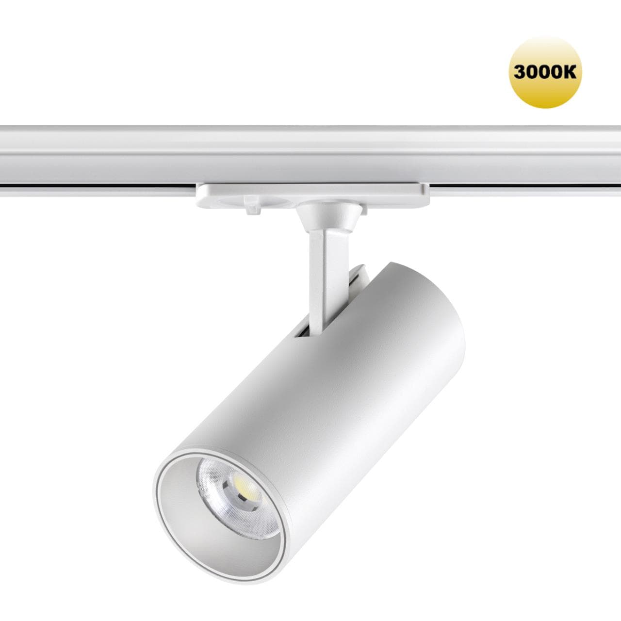 Novotech 359159 PORT NT23 000 белый Светильник трековый однофазный трехжильный IP20 LED 24W 220V 3000К 2300Лм SELENE