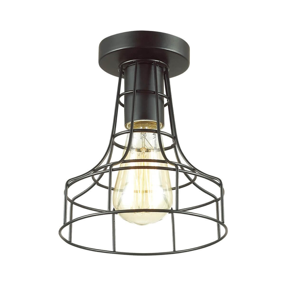 Lumion 3639/1C LN18 143 черный Светильник потолочный E27 60W 220V ALFRED