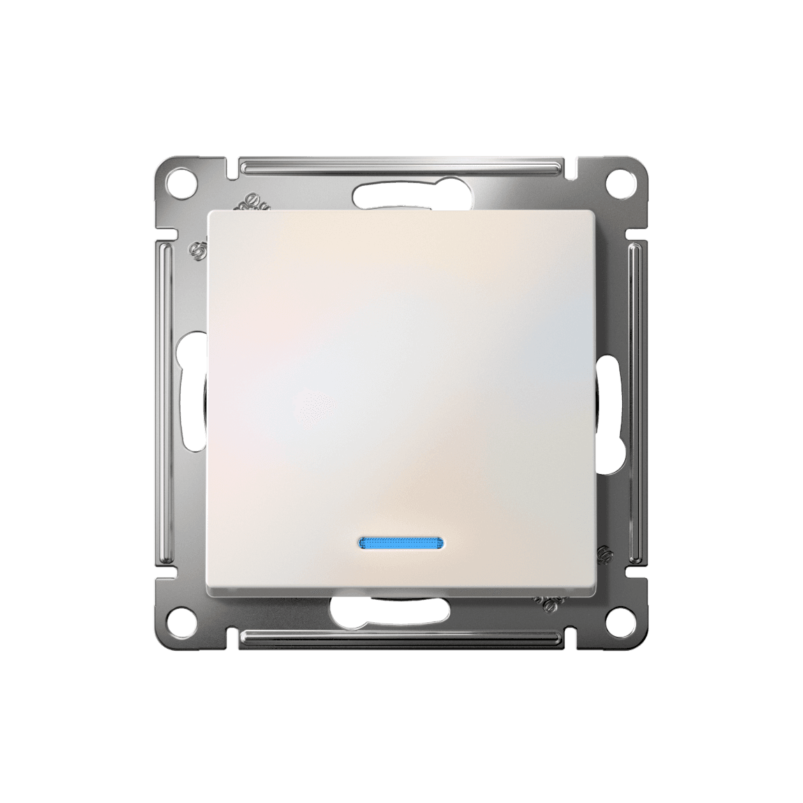 Systeme Electric AtlasDesign Жемчуг Выключатель 1-клавишный с подсвет.,сх.1а, 10АХ, мех., быстрозажим. клем. — миниатюра 4