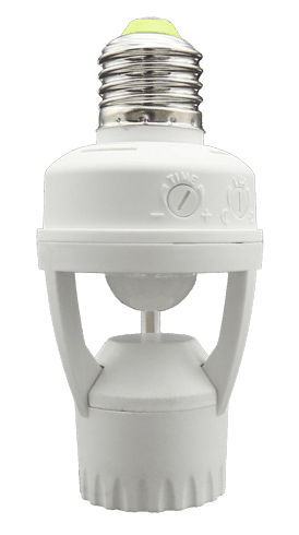 Jazzway Датчик движения PMS-IR 045 60Вт Е27 360° 6м WH IP20 .5013018