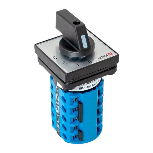 EKF Переключатель кулачковый ПК-1-103 10А 3P «0-1-2-3» IP65 — миниатюра 7