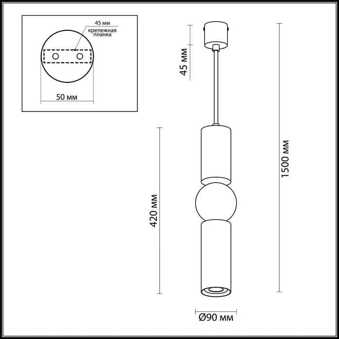 Odeon Light 4072/5L ODL19 17 черный/золото/зеленый Подвес GU10 1*5W SAKRA — миниатюра 2