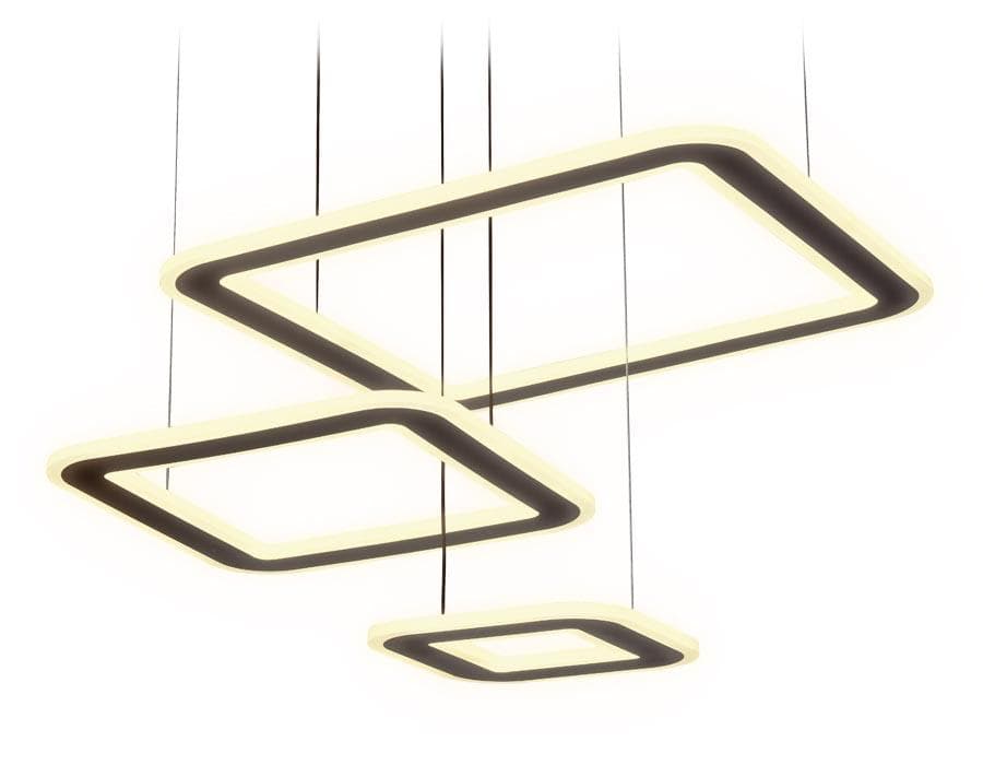 Ambrella Подвесной светодиодный светильник с пультом FA433 CF кофе 192W 630*470*590 (ПДУ РАДИО 2.4G) — миниатюра 4