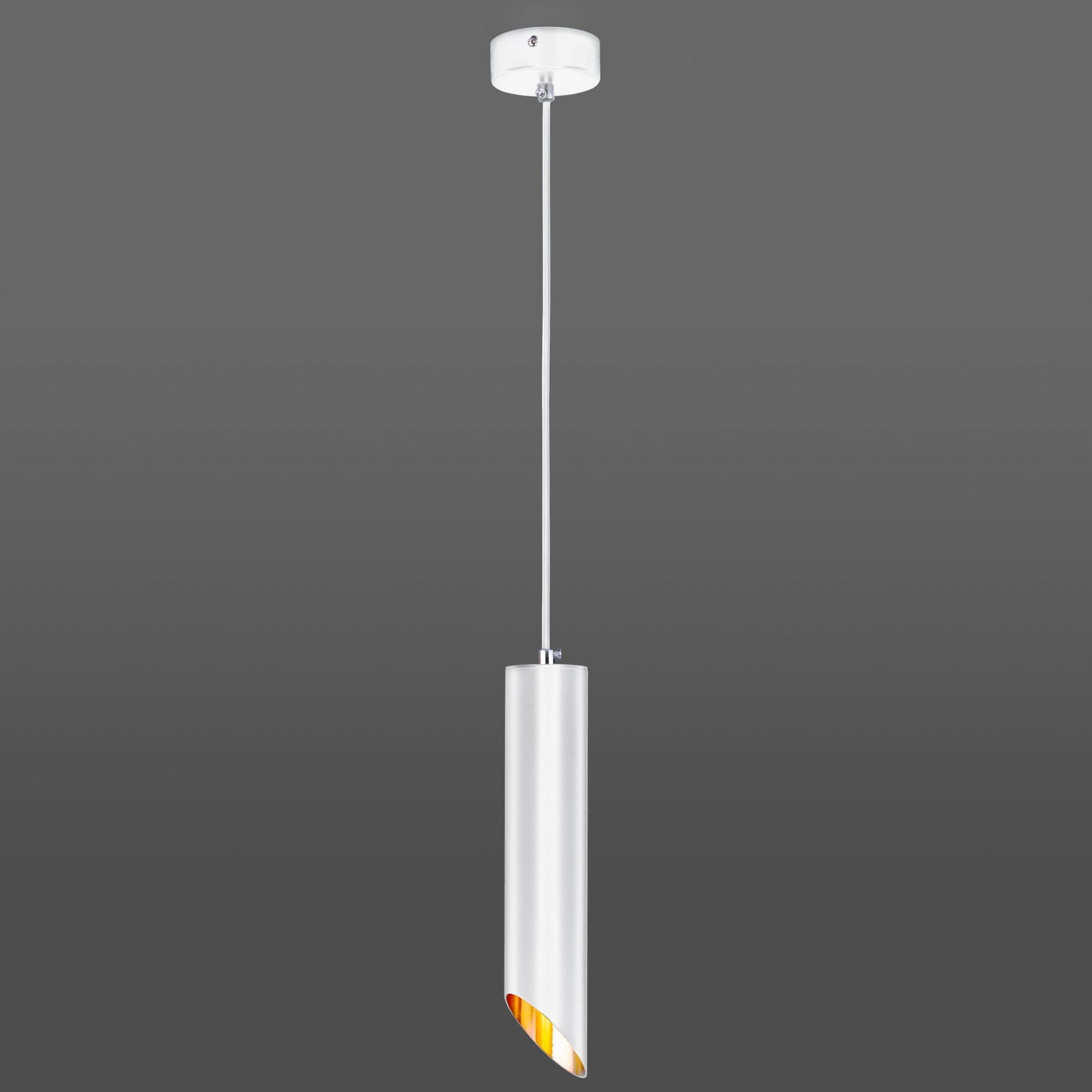 Eurosvet 7011 MR16 Светильник подвесной WH/GD белый/золото a055552 — миниатюра 2