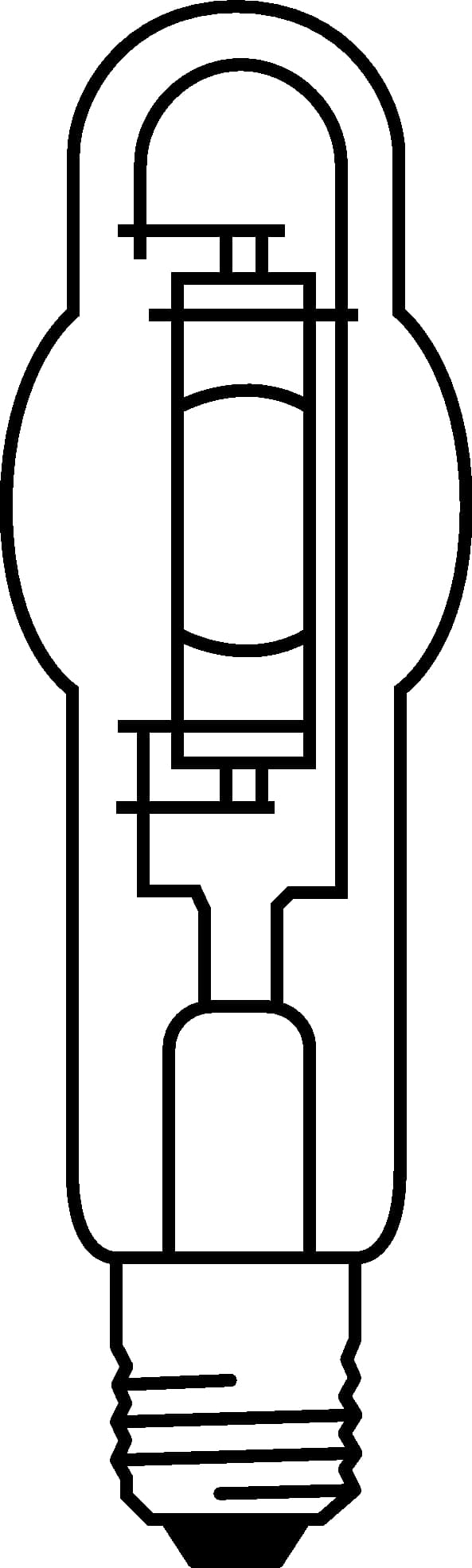 Osram Лампа металлогалогенная HQI-BT 400W/D PRO E40 12X1 SAF 4008321677860 — миниатюра 2