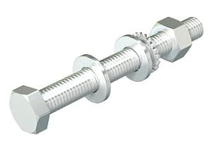 OBO Bettermann Комплект Болт+Шайба+Гайка M10x80 мм 6418248 — миниатюра 2
