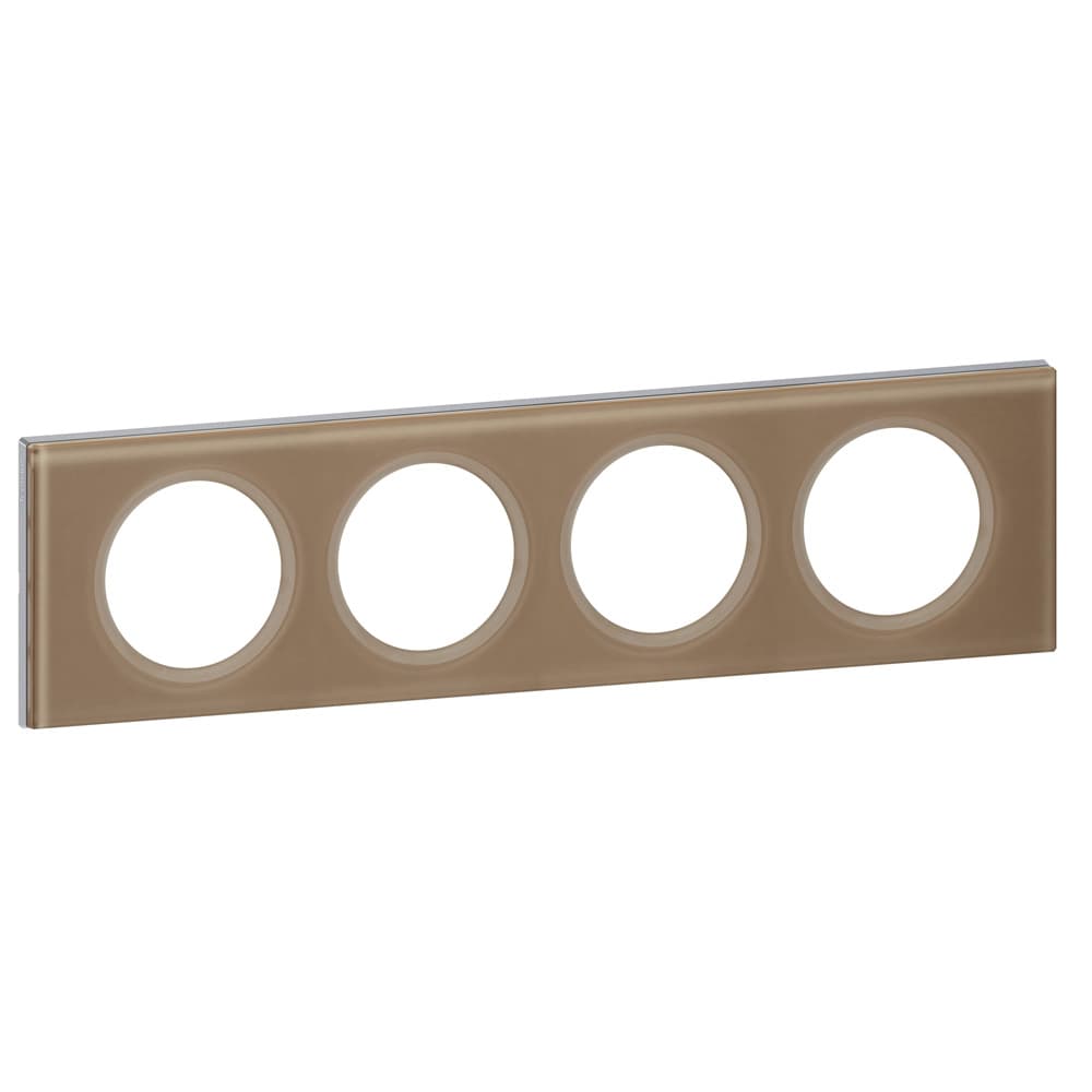 Legrand Celiane2 Смальта мокка Рамка 4-ая (2+2+2+2 мод) 069464 — миниатюра 2