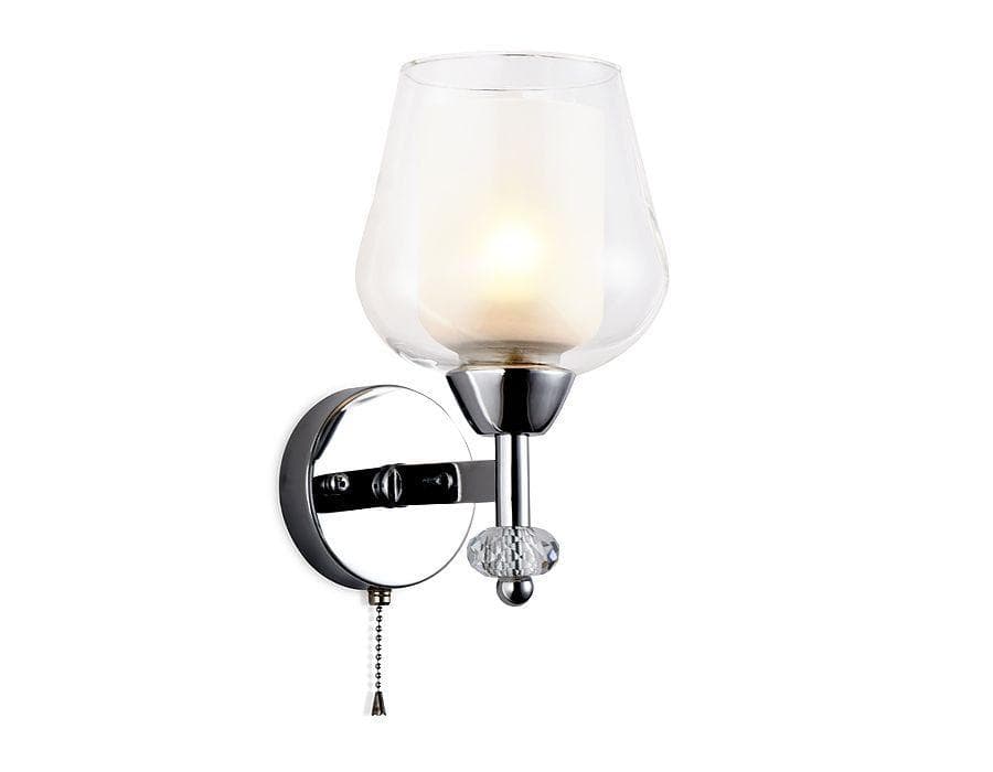 Ambrella Настенный светильник с выключателем TR3158 CH/CL хром/прозрачный E27 max 40W 253*145*193 — миниатюра 1