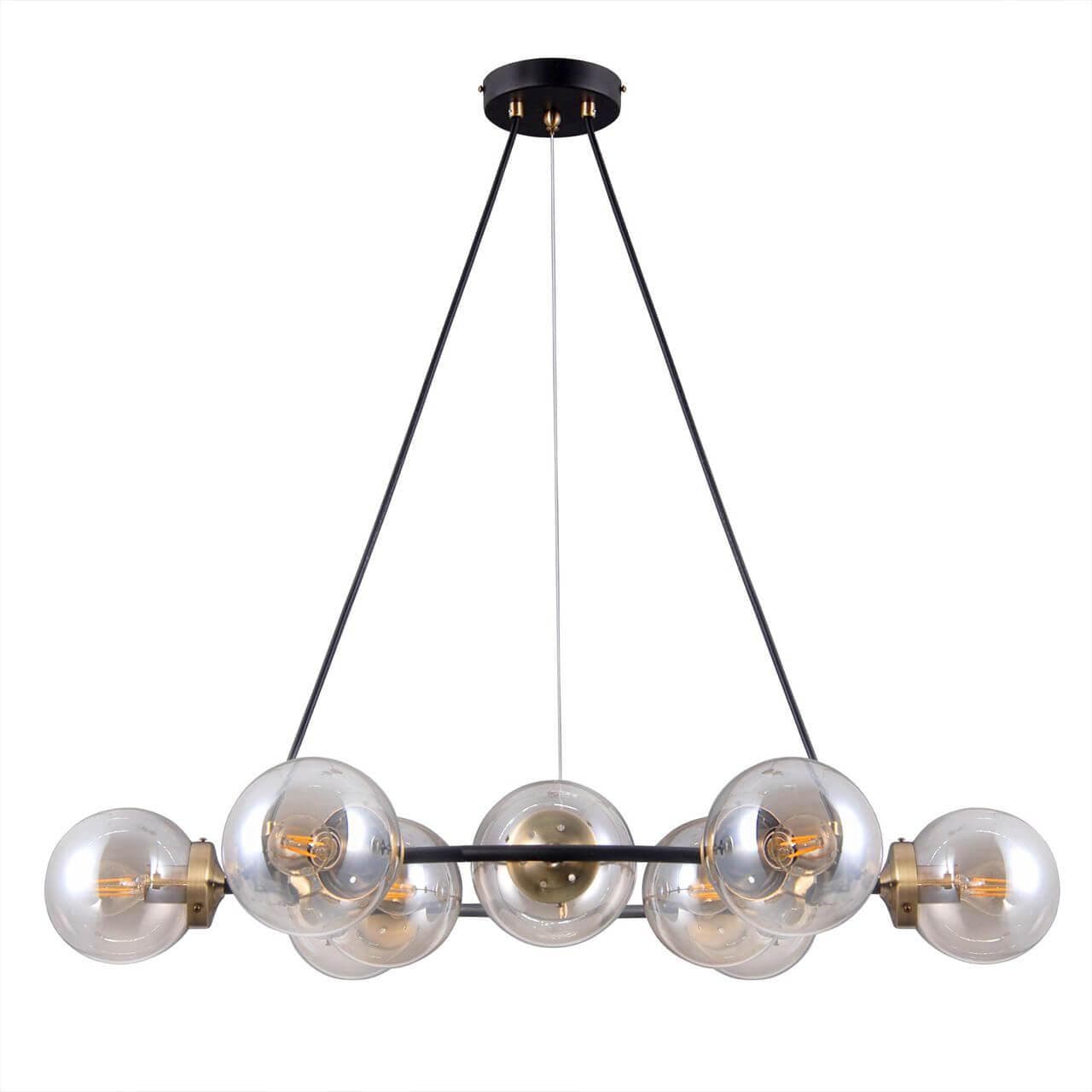 Citilux CL105195 Люстра Планета Черн+Дымч.