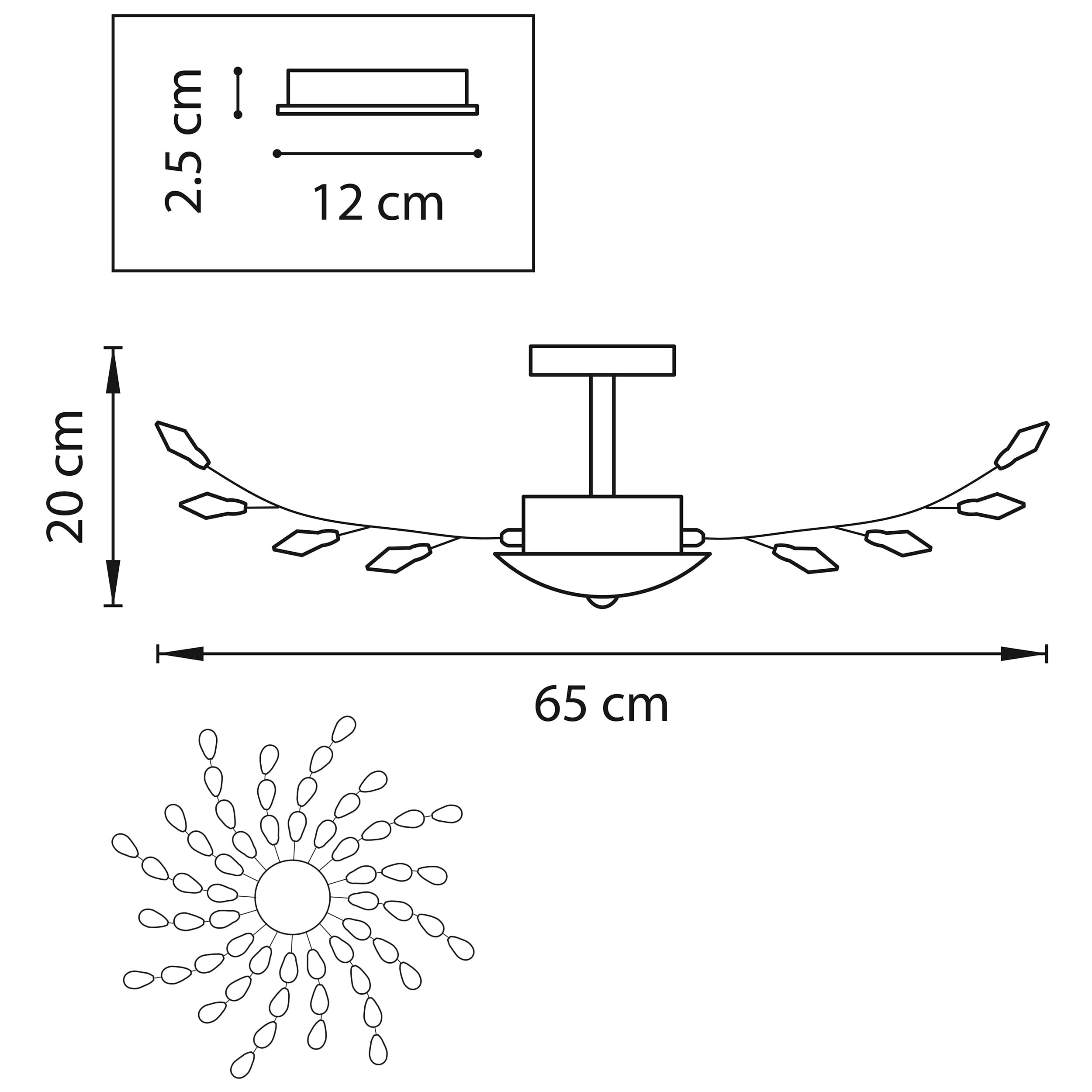 Lightstar Люстра потолочная Isabelle Lightstar 791182 — миниатюра 2