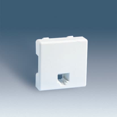 Simon 27 Мех Графит Розетка телефонная RJ-12, 6 конт 27481-38