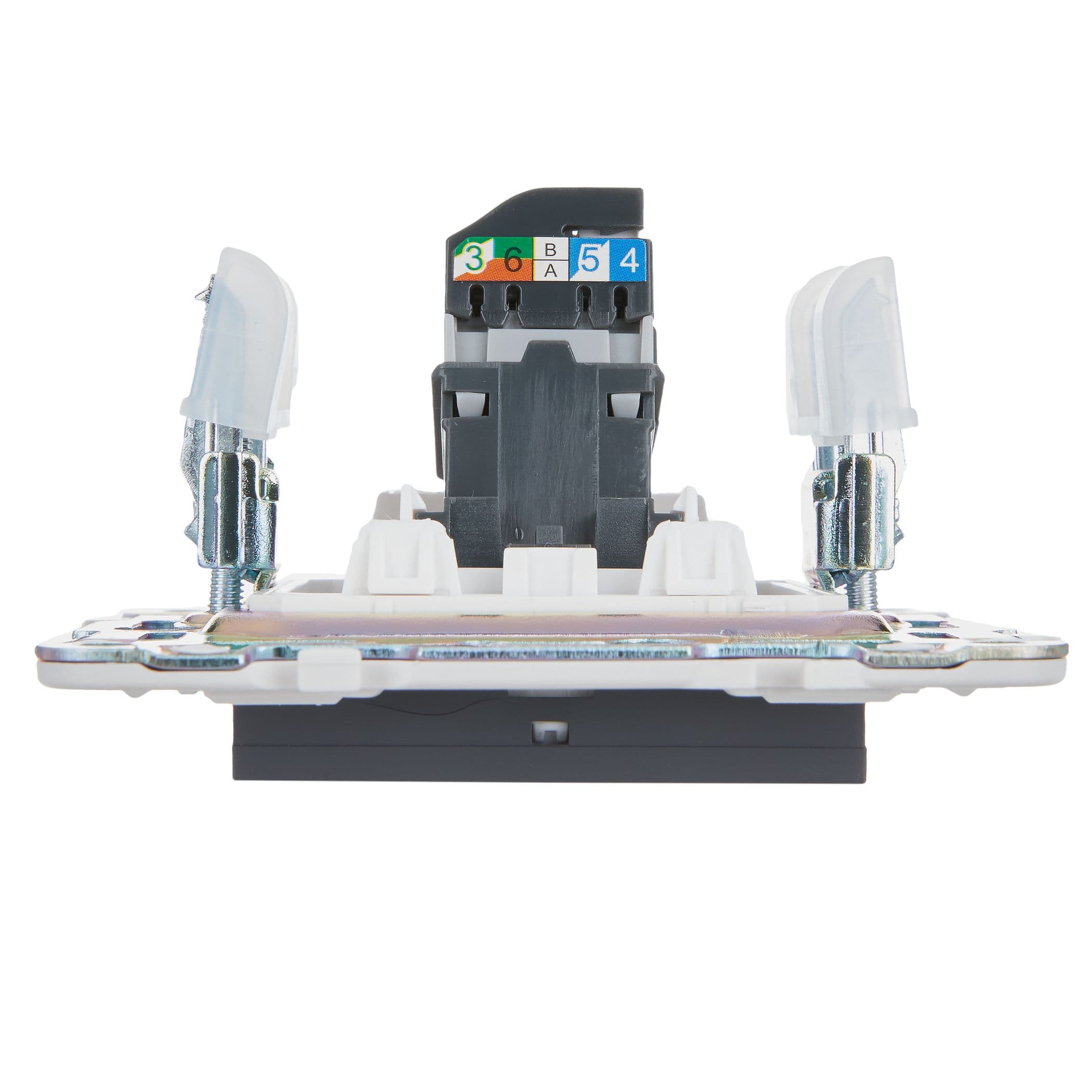IEK SKANDY Титан Розетка компьютерная RJ45 кат.5E SK-K01T — миниатюра 5