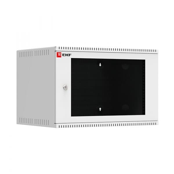 EKF PROxima Astra Шкаф телекоммуникационный настенный 6U (600х450) дверь стекло ITB6G450