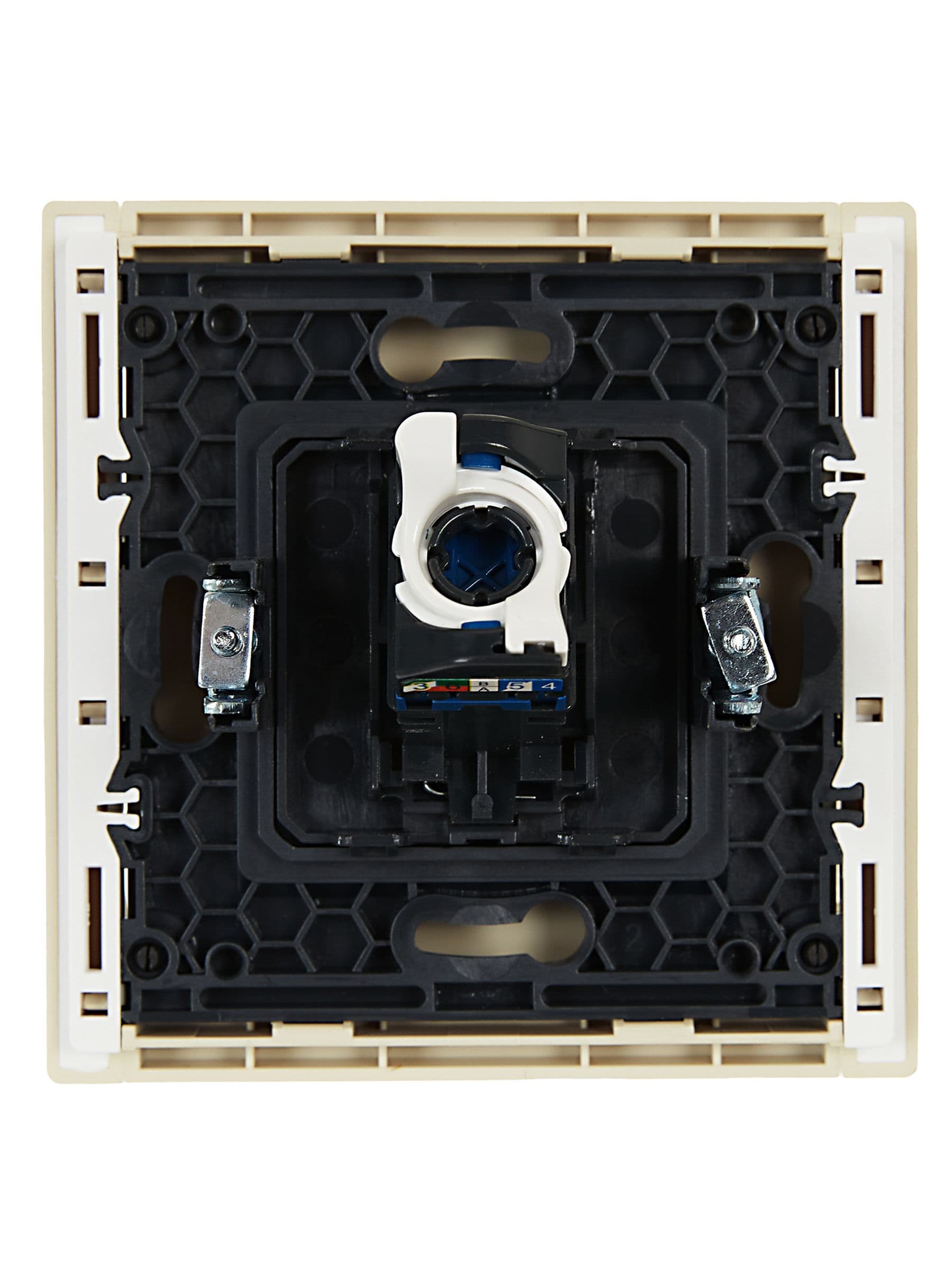 IEK FORTE&PIANO Ваниль Розетка комп. RJ45 кат.6 FP431 — миниатюра 3