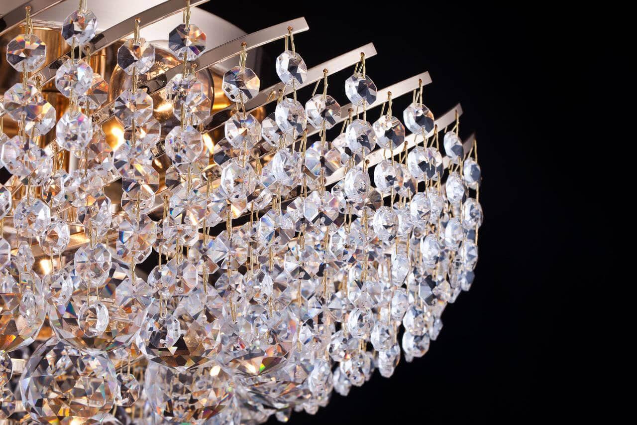 Maytoni Royal Classic Karolina Золото Люстра 9xE14 40W DIA120-09-G — миниатюра 9