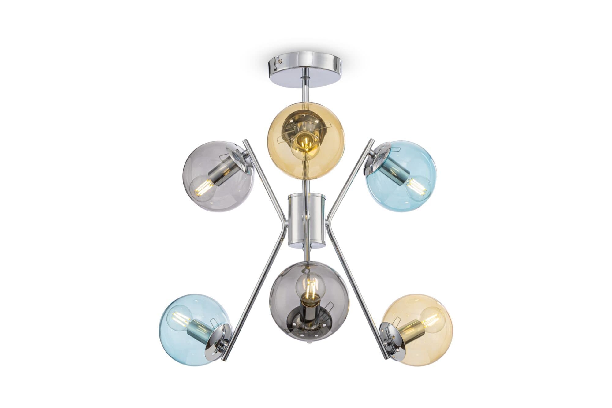 Freya Modern Nancy Хром Люстра FR5083PL-06CH — миниатюра 2