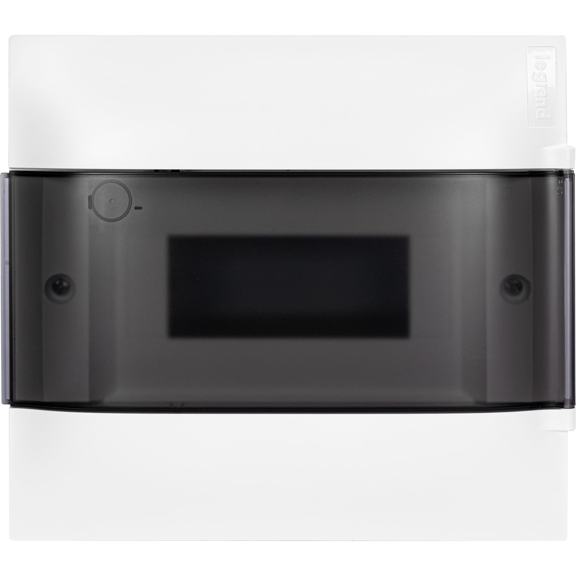 Legrand Practibox S Пластиковый щиток Встраиваемый (в полые стены) 1X8 Дымчатая дверь 134578