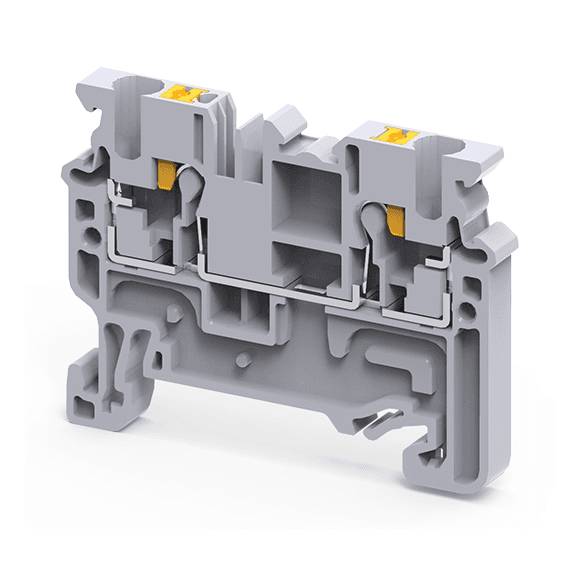 КЭАЗ Клемма проходная push-in OptiClip CP-2,5-I-24A-(0,2-2,5)-серый