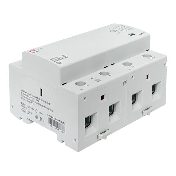 EKF Контактор модульный КМ 80А 4NO 230В АС (6 мод.) AVERES — миниатюра 9