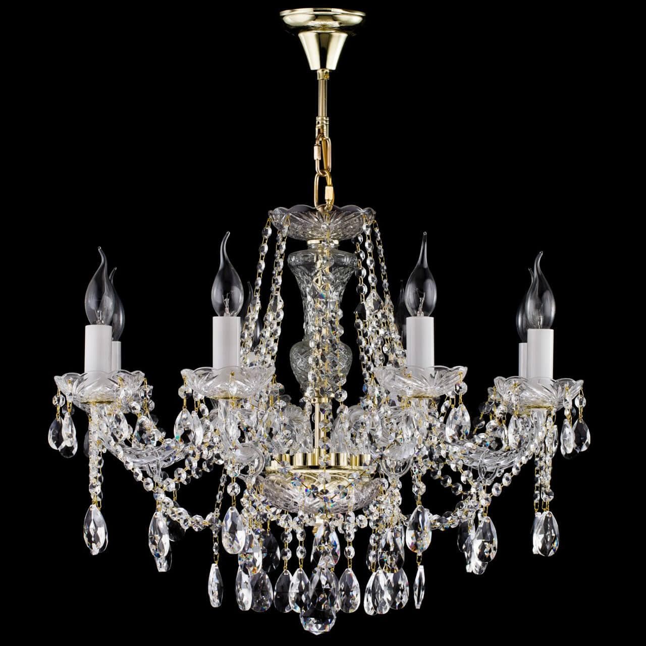 Maytoni Royal Classic Beatrix Золото Люстра 8xE14 60W DIA019-08-G — миниатюра 10