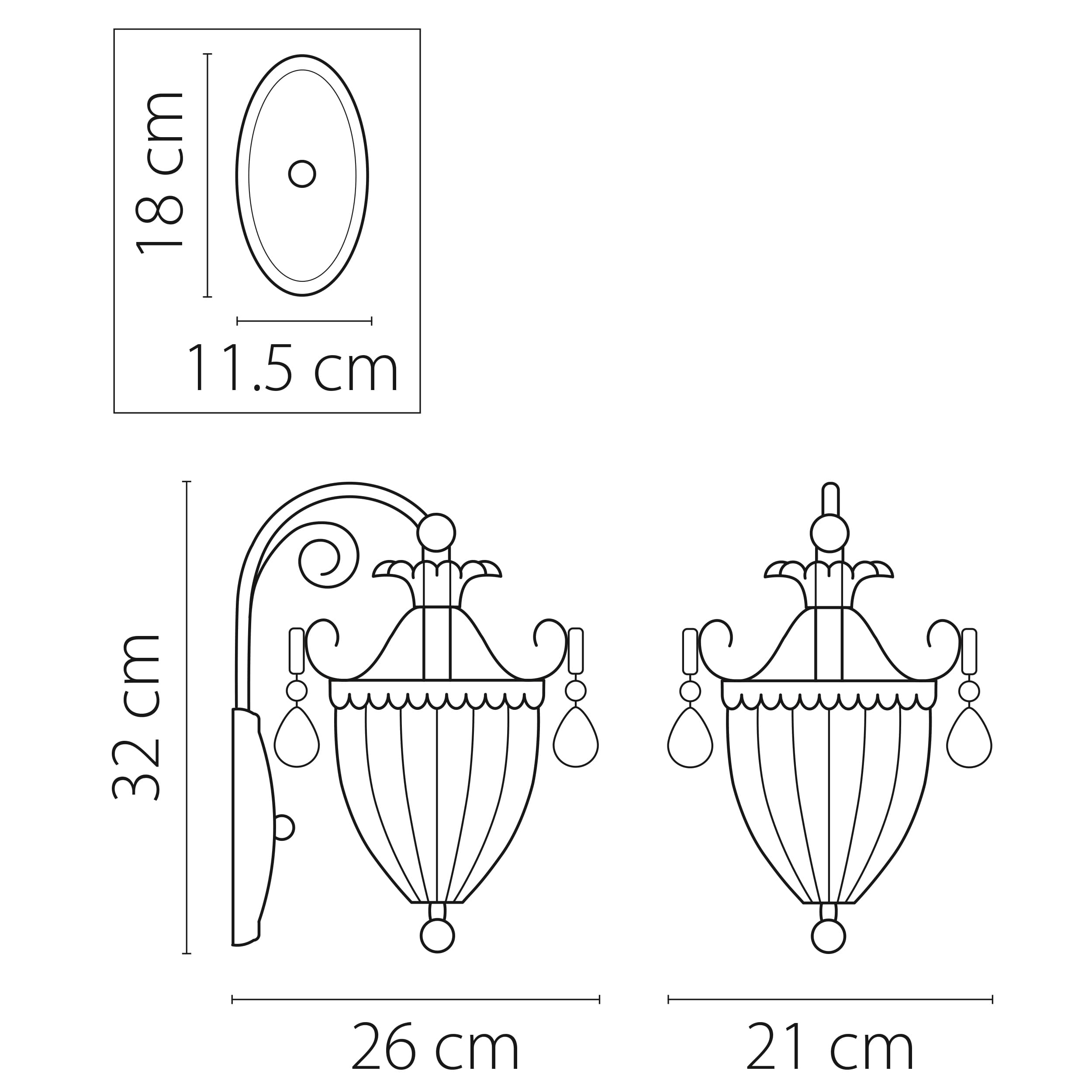 Lightstar Бра Schon Lightstar 790611 — миниатюра 2