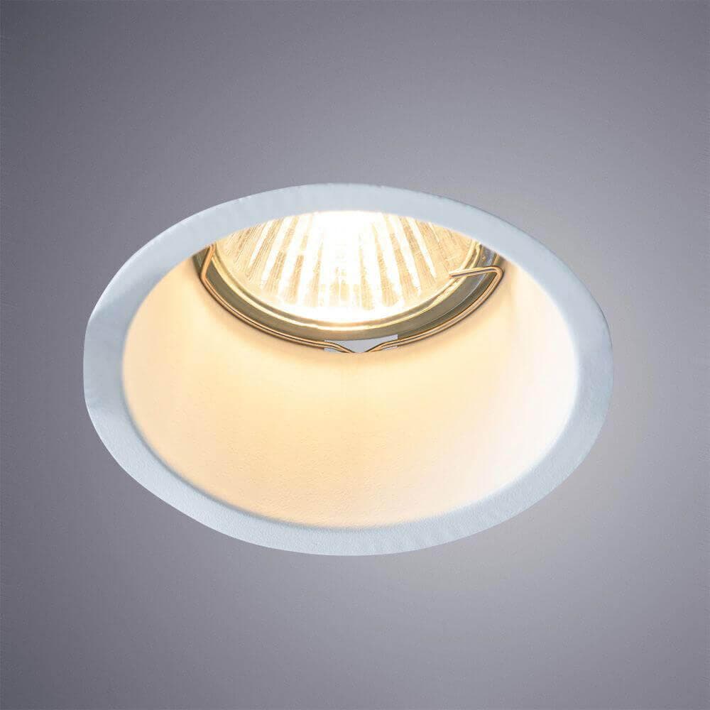 Arte Lamp Светильник точечный круг GU10 LED 50Вт белый/металл A6667PL-1WH — миниатюра 2