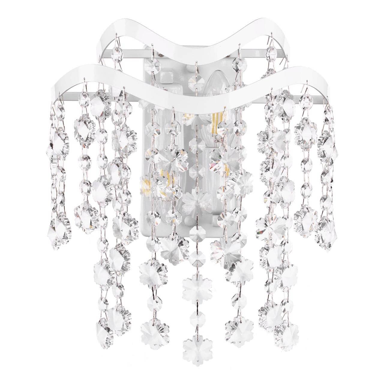 Freya Crystal Charlotte Белый Бра E14 40W FR1001WL-02W