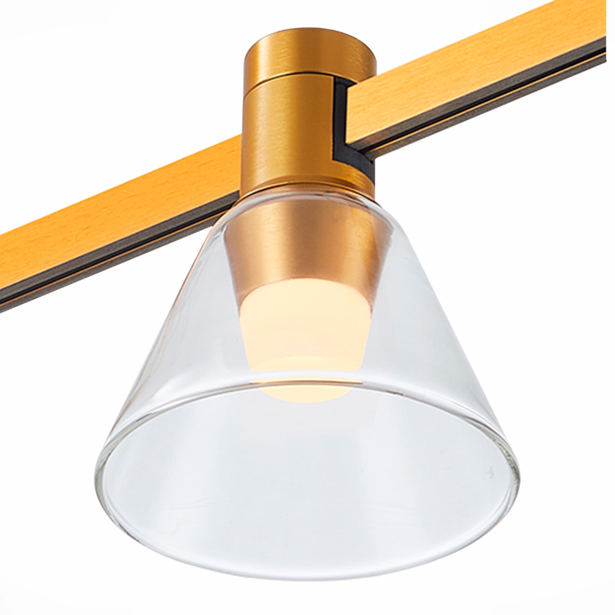 ST LUCE ST814.206.03 Магнитный трековый светильник FARM Золотистый LED 1*3W 3000K 89Lm Ra90 120 IP20 D90xH102 180-240V