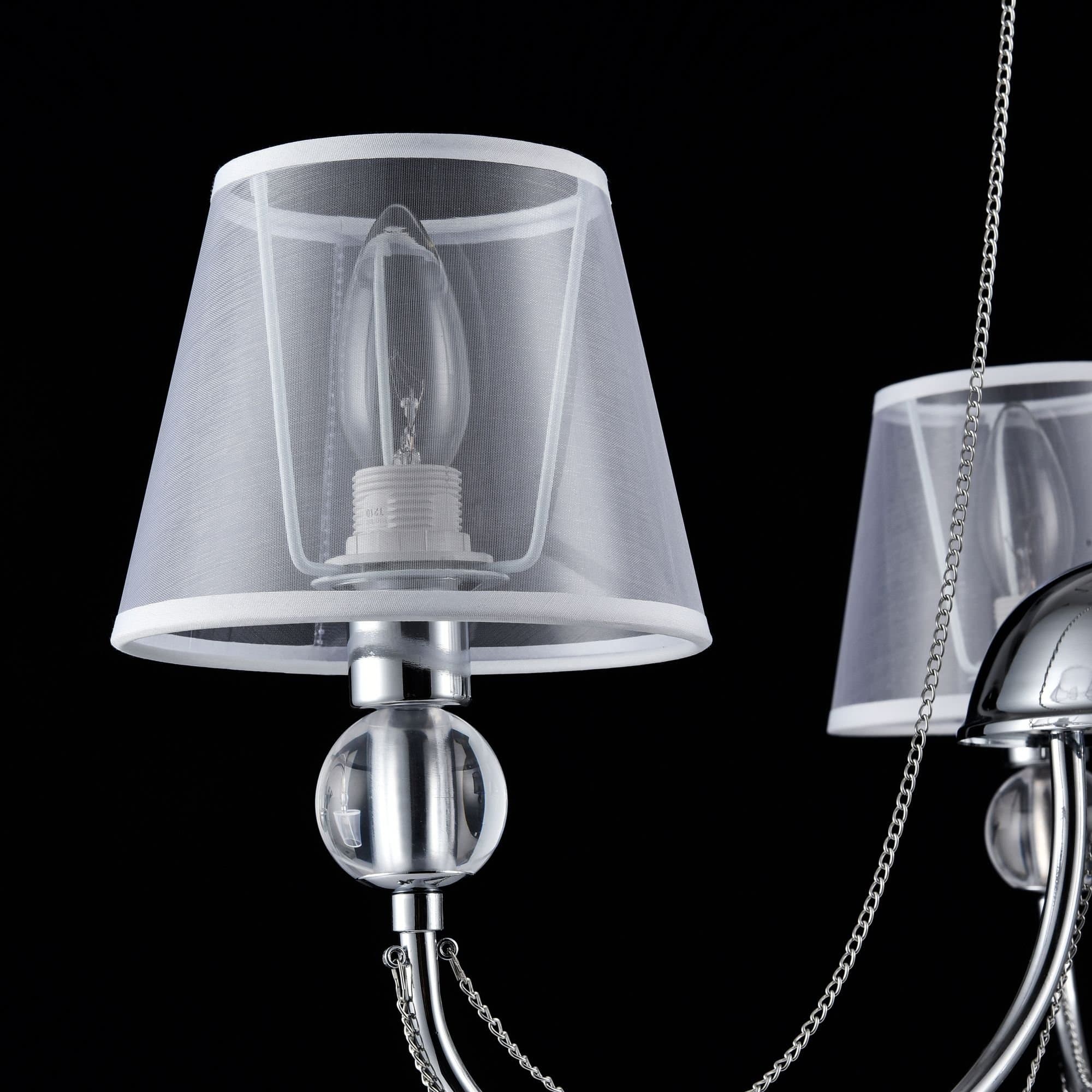 Freya Modern Beverly Хром Люстра E14 40W FR5661-PL-03-CH — миниатюра 5