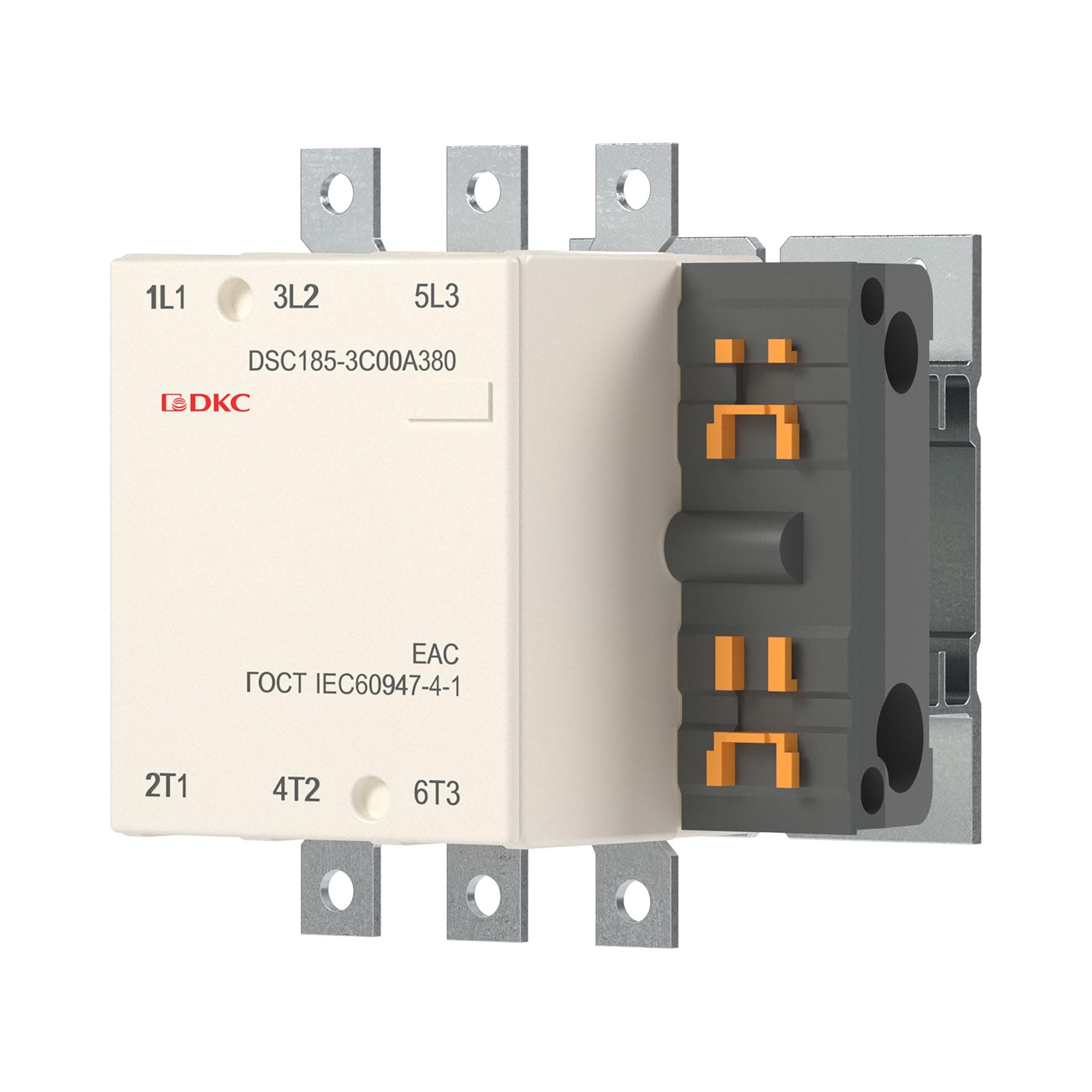 DKC Магнитный контактор DSC185-3C00A380 185А 90кВт (AC3) кат 380В AC — миниатюра 3