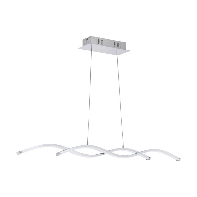 Eglo Подвес LED LASANA 2, 2х10,3W(LED), L1020, H1200, сталь, алюм., хром/пластик, белый 96103