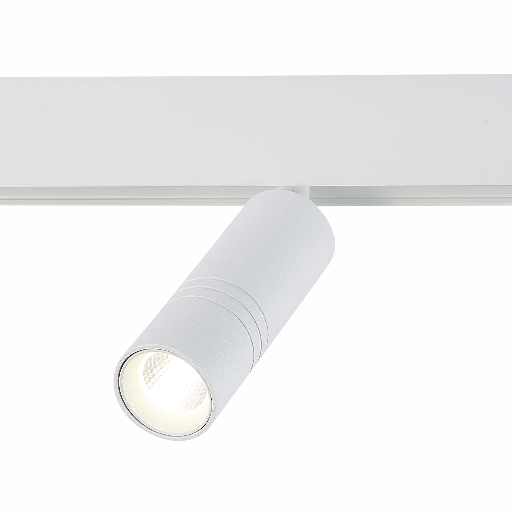 ST Luce ST365.546.12 Магнитный трековый светильник белый LED 1*12W 4000K 1 020Lm Ra>80 36° IP20 L-xW44xH130 48V