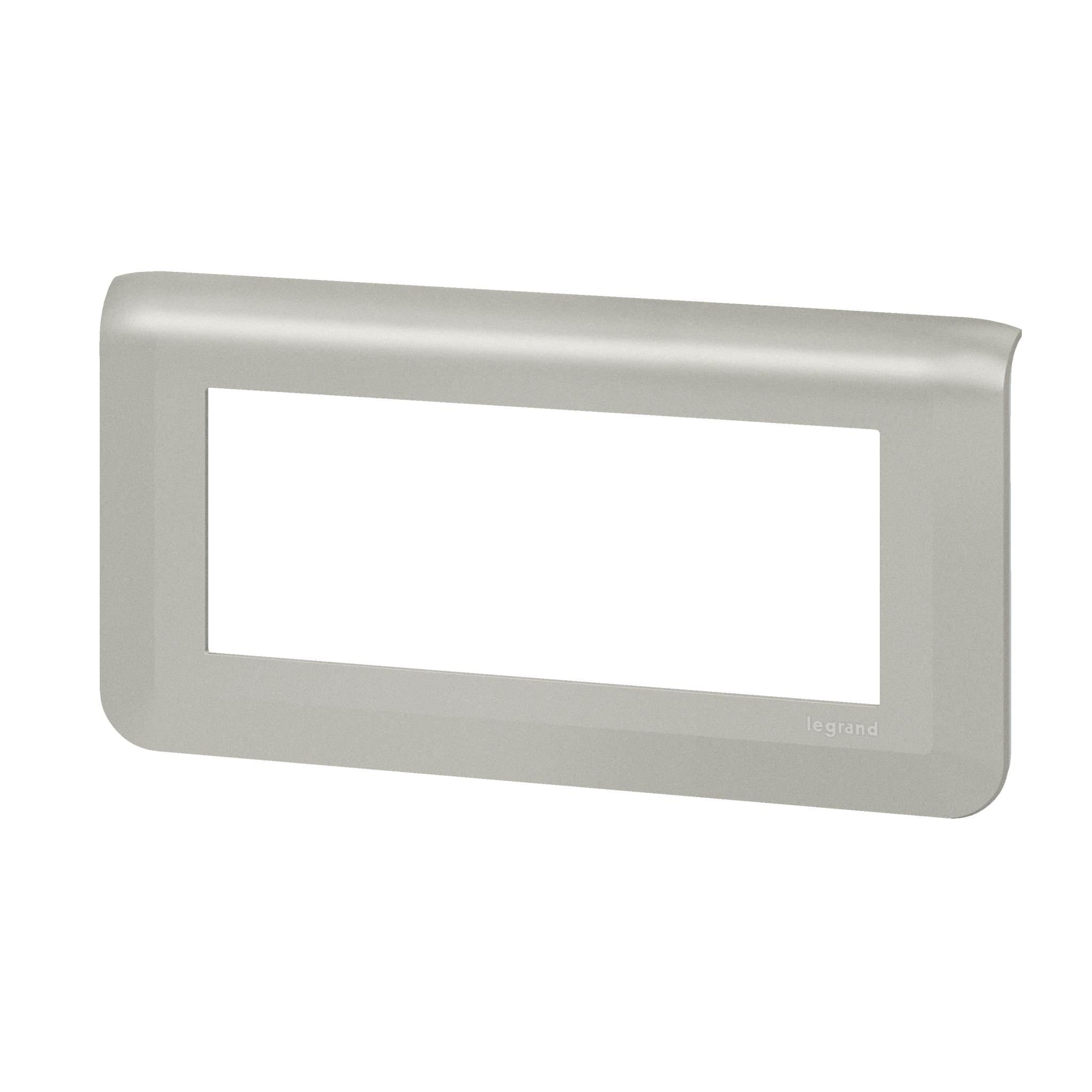 Legrand Mosaiс Рамка - Программа Mosaic - 5 модулей - алюминий 079315L — миниатюра 2
