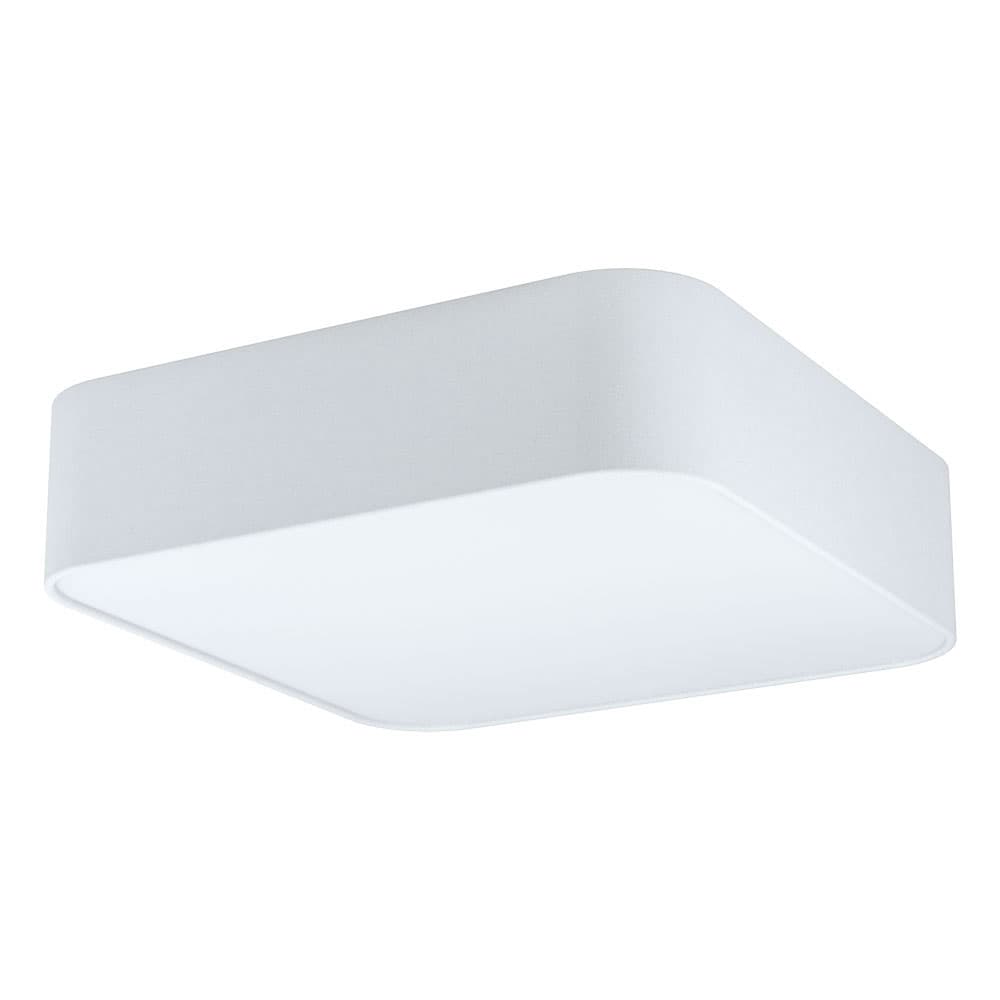 Eglo 99089 Светильник настенно-потолочный PASTERI SQUARE, 5x25W(E27), 575х575, сталь, белый/текстиль, пластик, белый