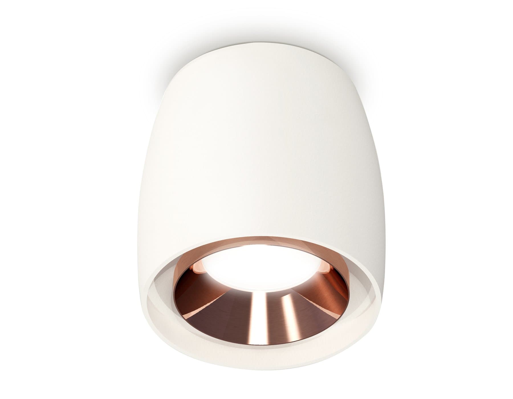 Ambrella Комплект накладного светильника XS1141005 SWH/PPG белый песок/золото розовое полированное MR16 GU5.3 (C1141, N7035)