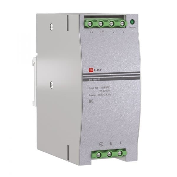 EKF PROxima Блок питания 12В DR-75W-12 — миниатюра 1