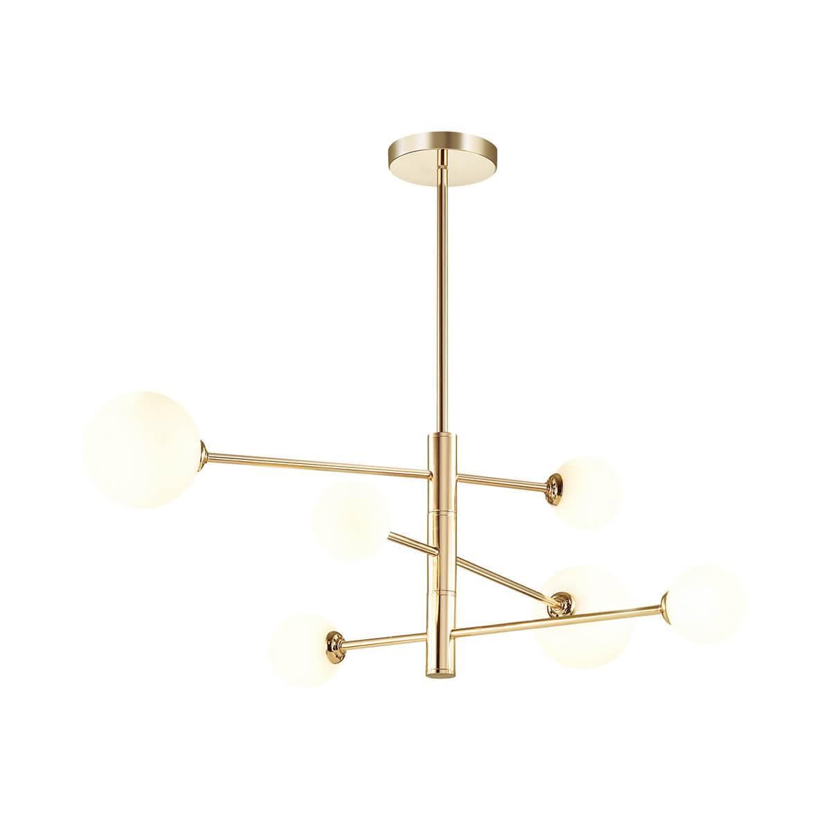 Lumion 4418/6C LN19 золотой Люстра на штанге G9 6*40W 220V ESTELLE
