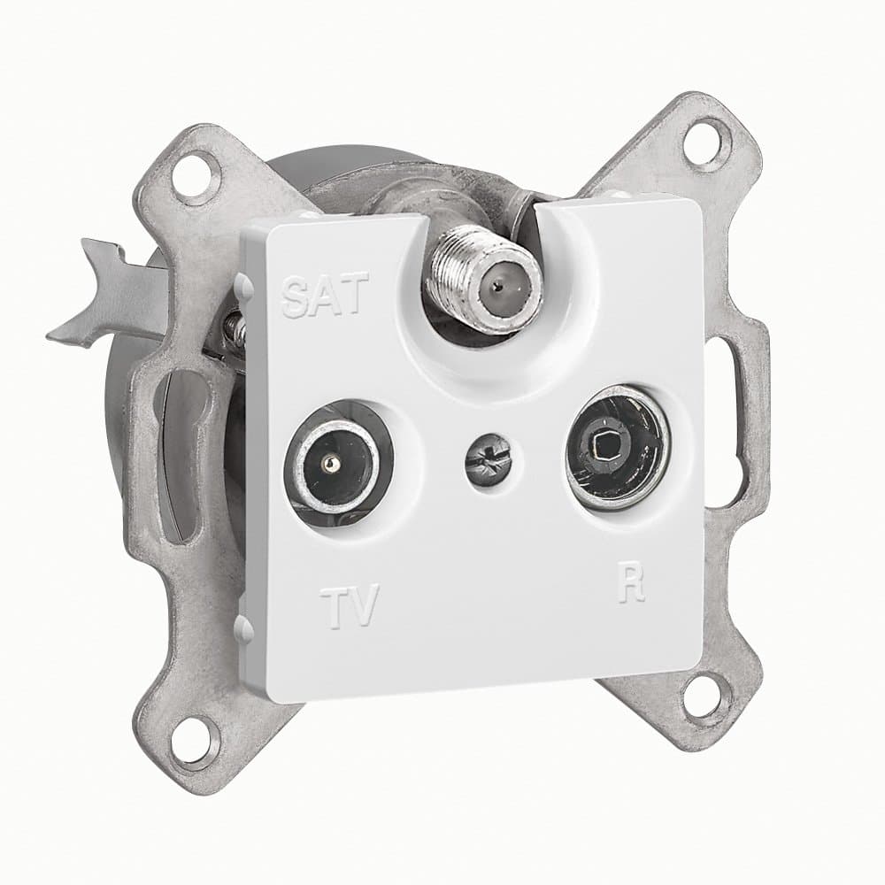 Legrand Cariva Бел Розетка TV-FM-SAT единственная 773635 — миниатюра 1