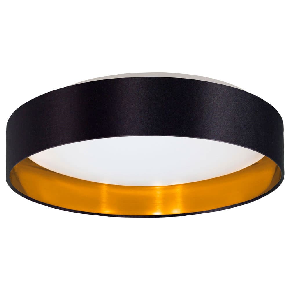 Eglo 99539 Светод. потол. светильник MASERLO 2, 24W (LED), Ø380, H90, 2050lm, пластик, сталь, белый/текст
