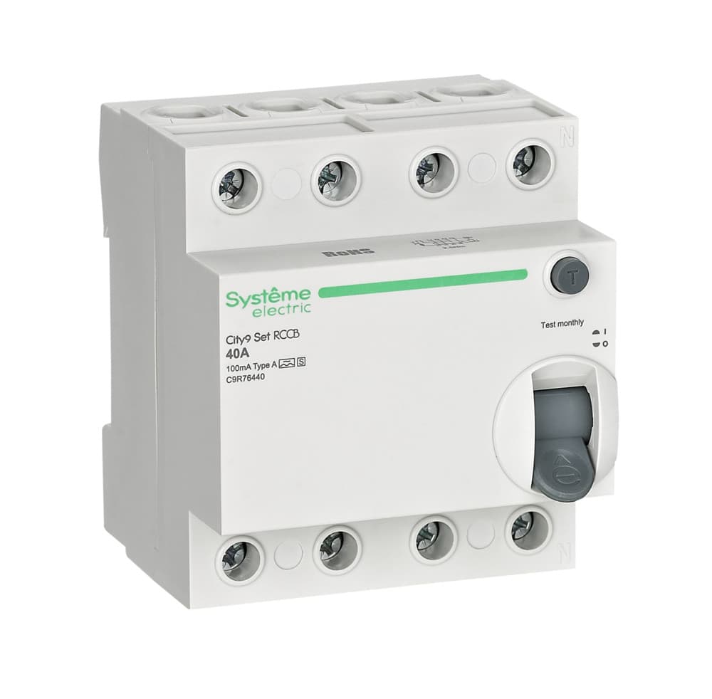 Systeme Electric City9 Set ВДТ 40А 4P 100мА A-S 400В
