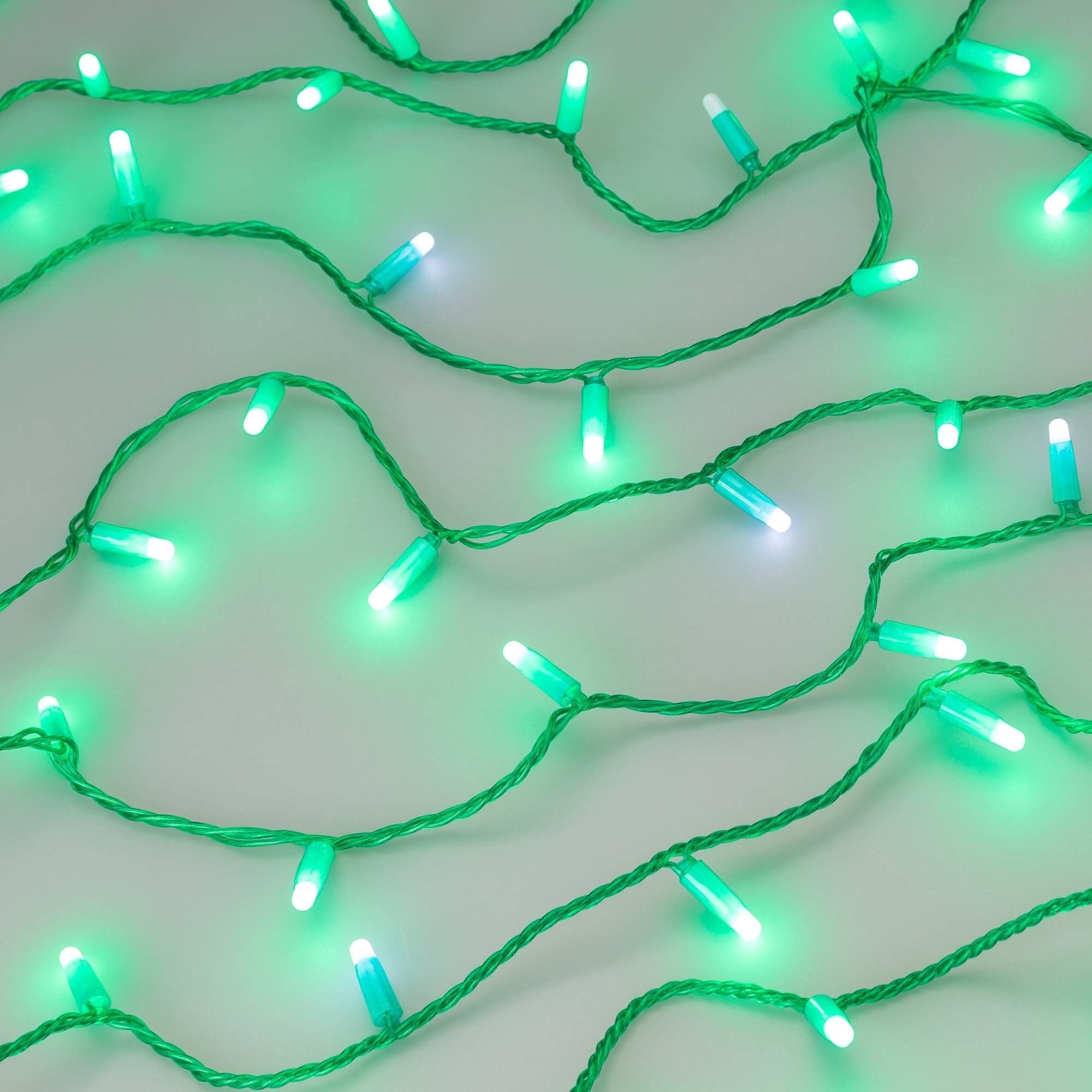Arlight Светодиодная гирлянда ARD-STRING-CLASSIC-10000-GREEN-100LED-MILK-FLASH Green (230V, 7W) (Ardecoled, IP65) 031197 — миниатюра 3