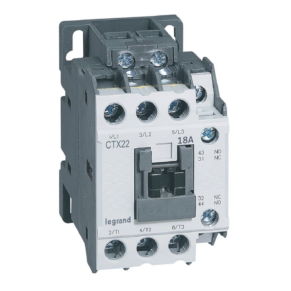 Legrand CTX3 Контактор 22 3P 18A 1но1нз ~24В 416100 — миниатюра 1